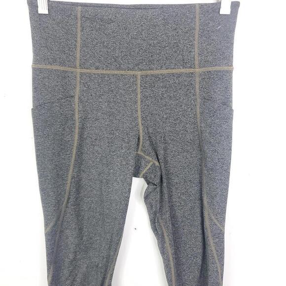 Athleta Leggings Womens Small Stash Pocket Salutation Gray Side Pockets - Picture 5 of 9